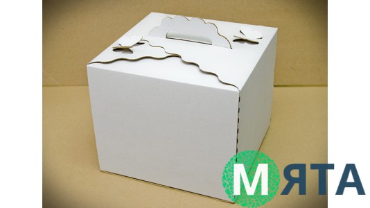Коробка для торта Бабочка 30х30х25 см
