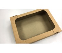 Коробка-лоток для кондитерских изделий 33х22х10 см