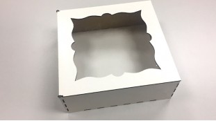 Деревянная коробка для торта 30х30х11 см, 